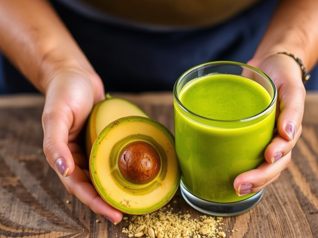 Batido de maca y plátano